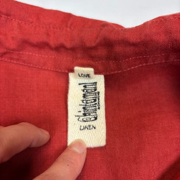 Chintamani Alchemistry Linen Jumpsuit Medium Lagenlook Boho Indie - Picture 5 of 12